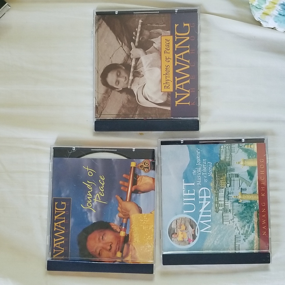 Three CDs by Tibetan flute virtuoso Nawang Khechog!